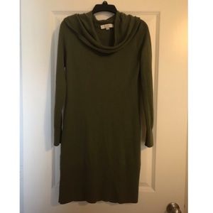 Green Loft Sweater Dress